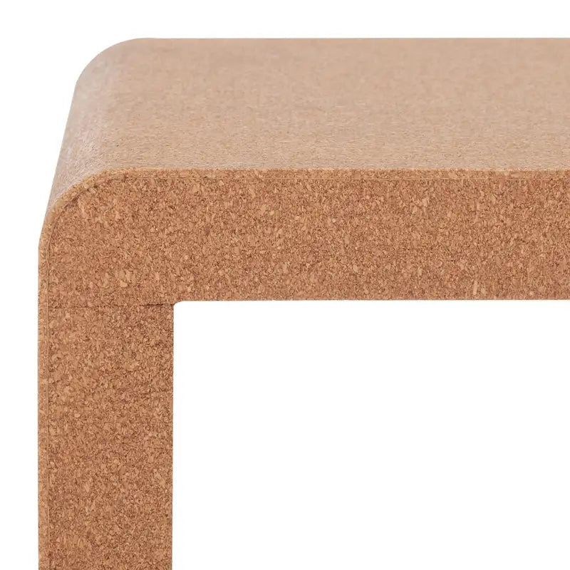 Table d'appoint Liivia Cork de SAFAVIEH Couture - 18 L x 14 P x 18 H - 18Lx14Px18H