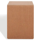 Table d'appoint Liivia Cork de SAFAVIEH Couture - 18 L x 14 P x 18 H - 18Lx14Px18H
