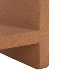 Table d'appoint Liivia Cork de SAFAVIEH Couture - 18 L x 14 P x 18 H - 18Lx14Px18H