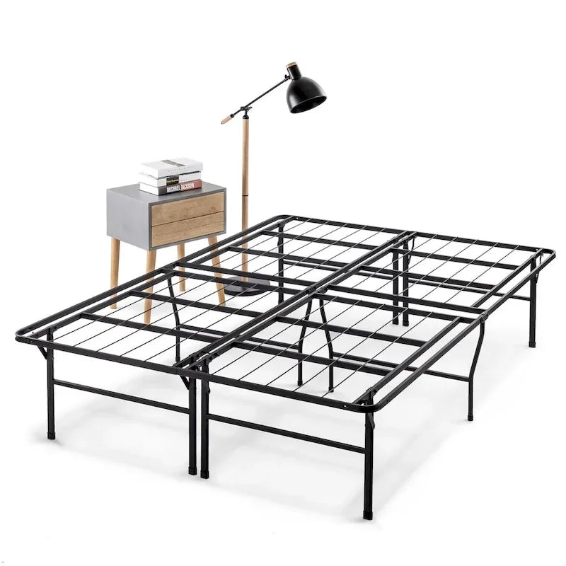 Cadre de lit plateforme en métal de 18 pouces par Crown Comfort