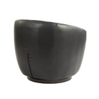 Fauteuil pivotant rembourré avec rangement, chaise d'appoint moderne pour salon, chambre, bureau, espaces de lecture - PU