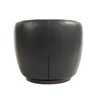 Fauteuil pivotant rembourré avec rangement, chaise d'appoint moderne pour salon, chambre, bureau, espaces de lecture - PU