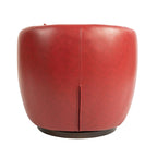 Fauteuil pivotant rembourré avec rangement, chaise d'appoint moderne pour salon, chambre, bureau, espaces de lecture - PU