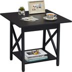 Table d'appoint industrielle de 61 cm – 60 cm (P) x 60 cm (L) x 59,5 cm (H)