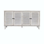 Buffet Bahut en bois avec 4 portes à volets